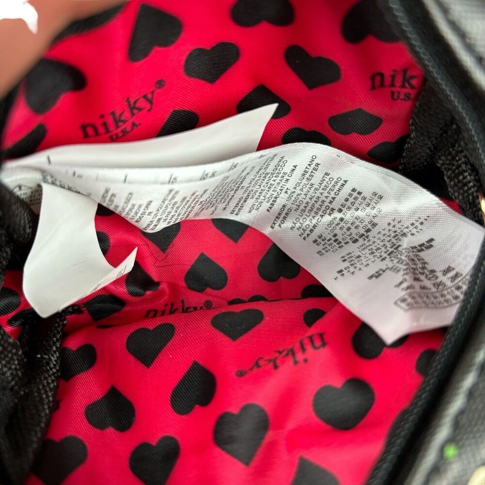 NWT Nikky by Nicole Lee U.S.A Kimberly Falls in Love Coin Purse Cosmetic Bag - Picture 4 of 5